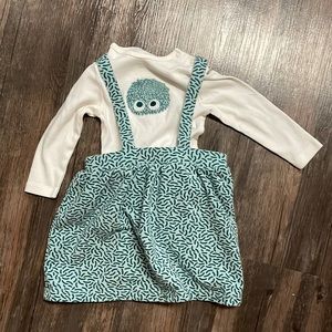 Two piece Dress and onesie.